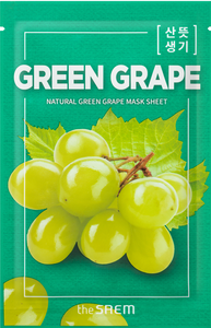 THE SAEM Natural Green Grape Mask Sheet