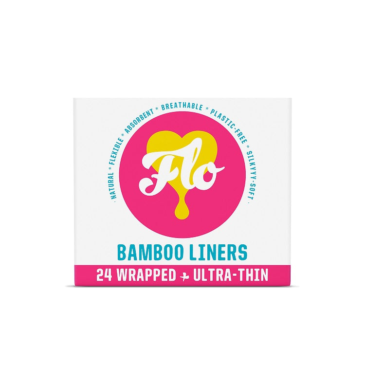 FLO Bamboo Liner Pack (24 liners, wrapped)