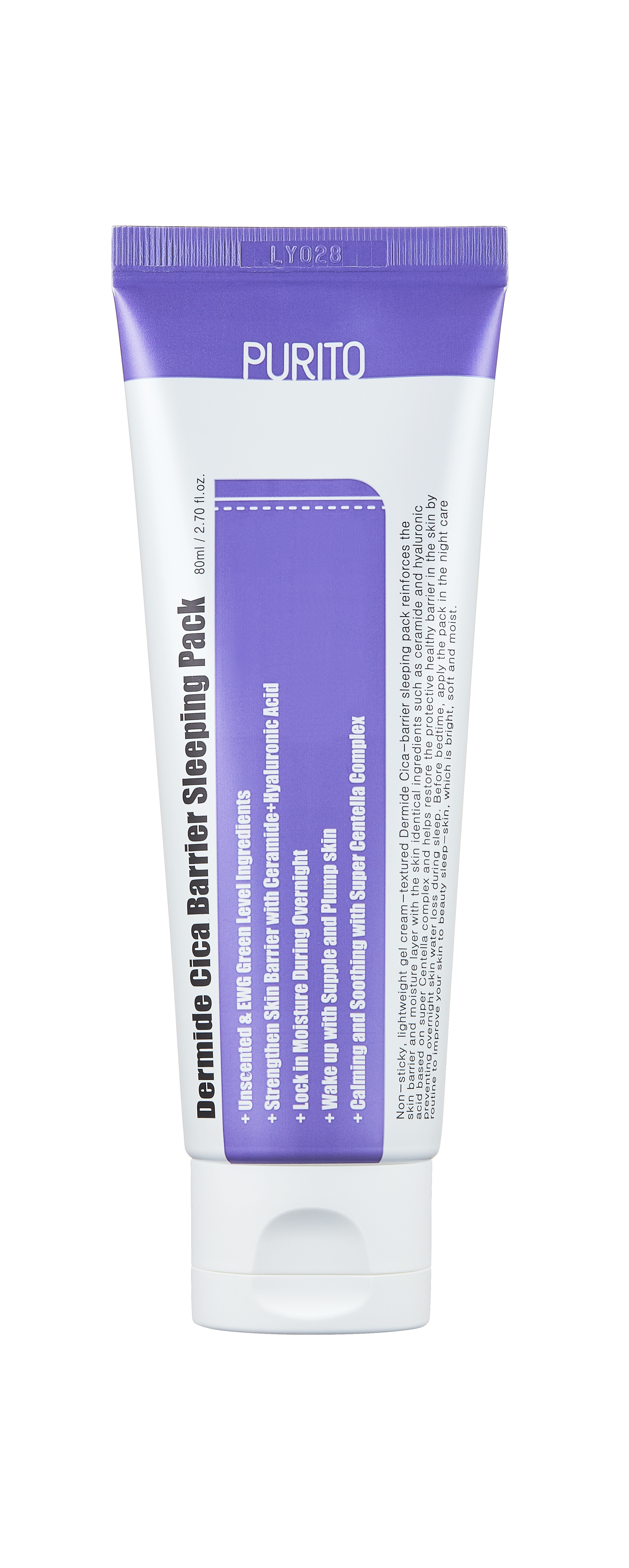 PURITO Dermide Cica Barrier Sleeping Pack 80ml